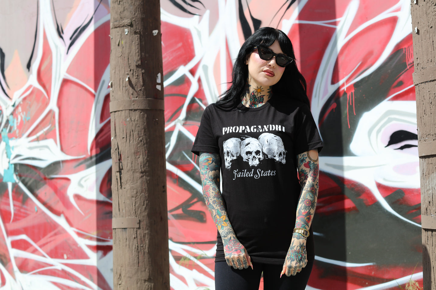 Failed States Skulls T-Shirt (Black)