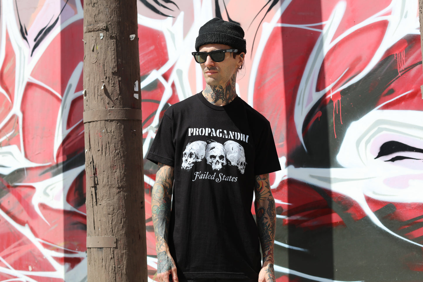 Failed States Skulls T-Shirt (Black)