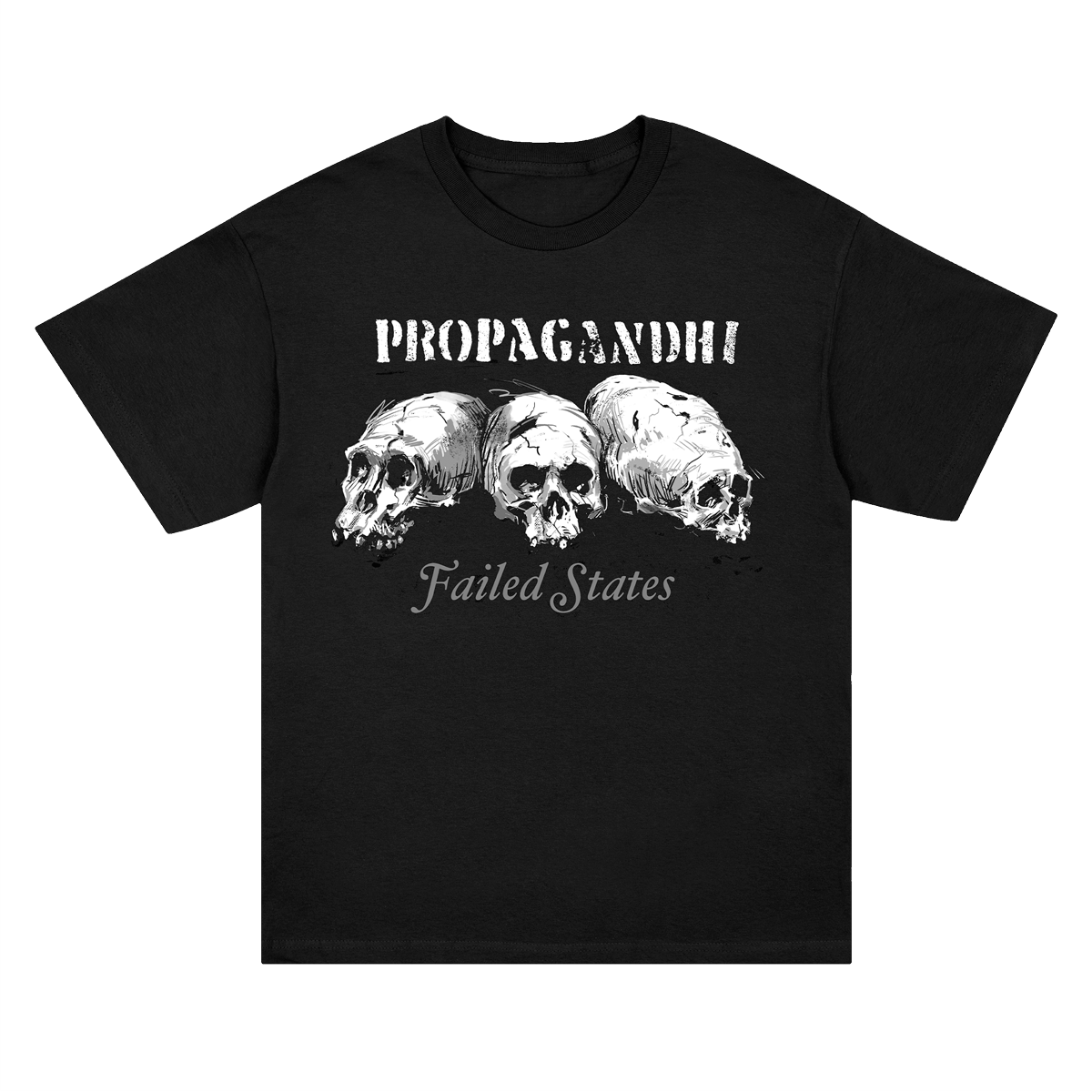 Failed States Skulls T-Shirt (Black)