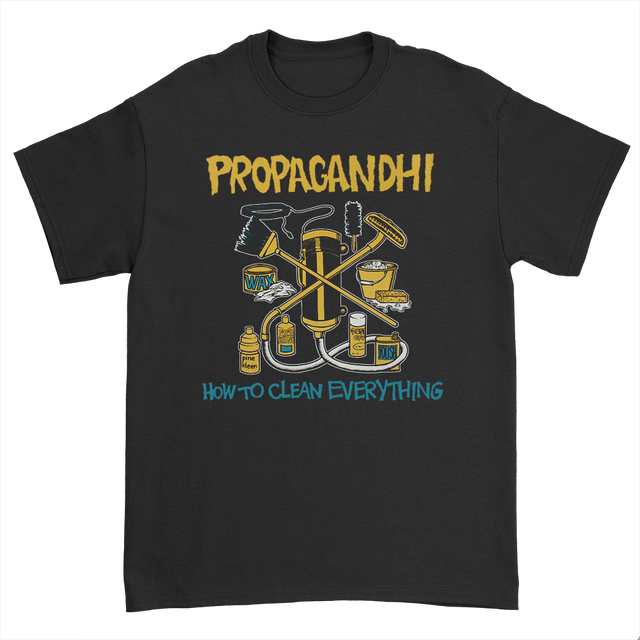 How To Clean Everything T-Shirt (Black)